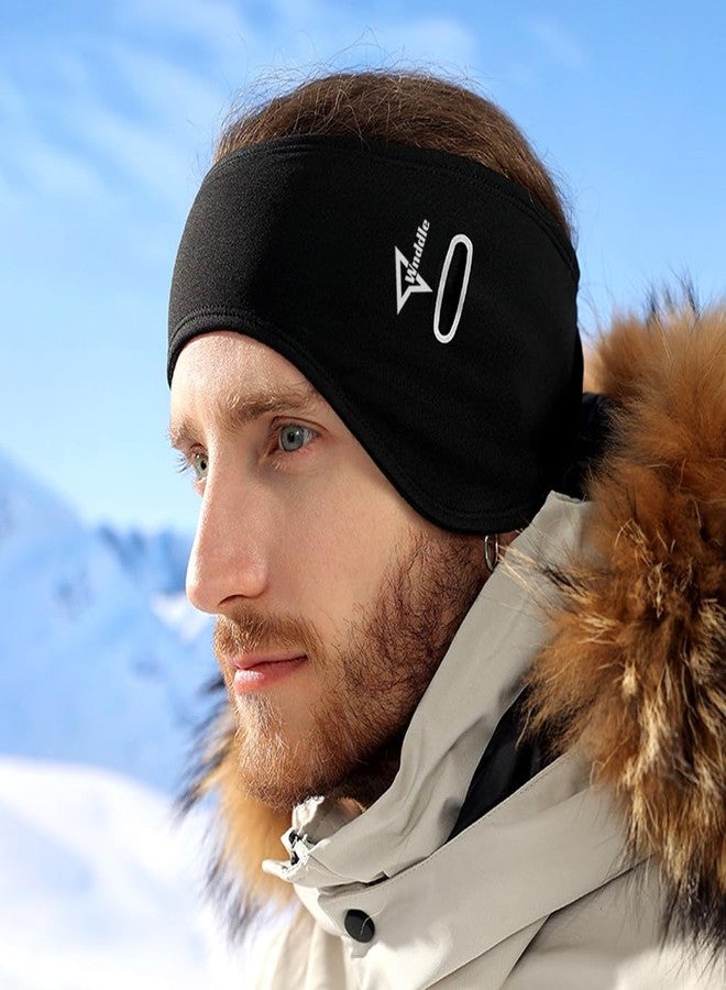 Wnddle Winter Ear Warmers Headbands, Adjustable Sports Headband Ear Warmers, Winter Ear Covers for Women and MenSki Sport Headband for Men & Women, for Ski Running Cycling Workout - Image 2
